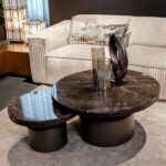 Couchtisch Bregt | Niedrig | Brauner Marmor - Image 3