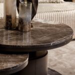 Couchtisch Bregt | Niedrig | Brauner Marmor - Image 5