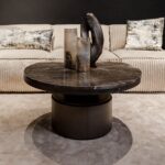 Couchtisch Bregt | Niedrig | Brauner Marmor - Image 4