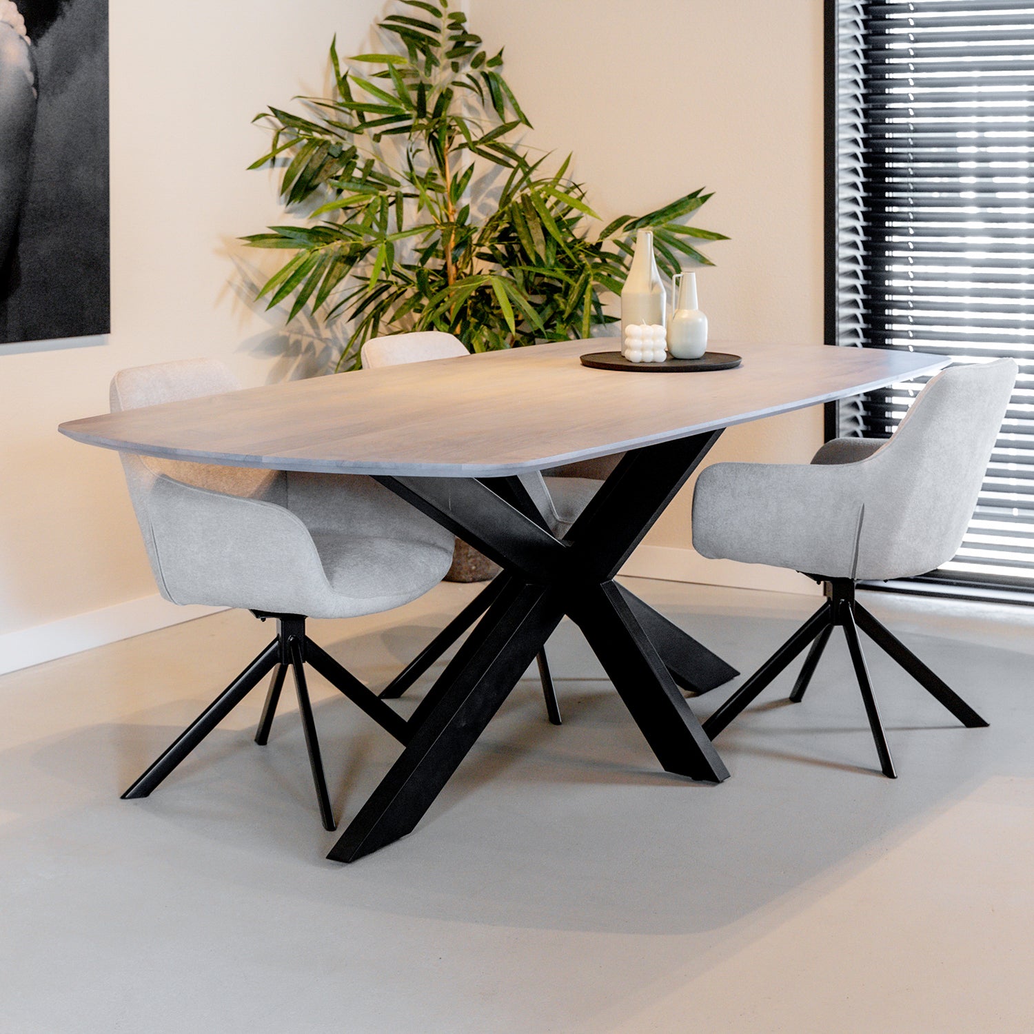 MeubelBaas-eettafel-deens-ovaal-mango-ashblond-akagi-table-2.jpg Esstisch Akagi | Dänisches Oval | Blondes Mangoholz - Image 1