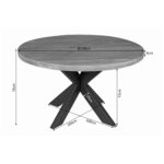 Runder Esstisch Nova | Massives Mangoholz - Image 4