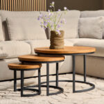 Couchtisch Britt | 3er-Set | Mangoholz | NEU
