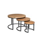 Couchtisch Britt | 3er-Set | Mangoholz | NEU - Image 2