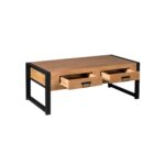 Couchtisch Britt | 2 Schubladen | Naturbelassenes Mangoholz | NEU - Image 3