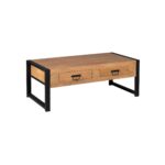 Couchtisch Britt | 2 Schubladen | Naturbelassenes Mangoholz | NEU - Image 2