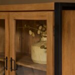 Vitrine Britt | 115 cm | Naturbelassenes Mangoholz | NEU - Image 3
