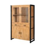 Vitrine Britt | 115 cm | Naturbelassenes Mangoholz | NEU - Image 2