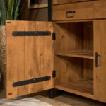 Vitrine Britt | 115 cm | Naturbelassenes Mangoholz | NEU - Image 4