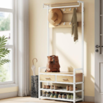 Kleiderständer mit Schuhschrank, Schubladen und Kleiderstange – ein 6-in-1-Möbelstück für den Flur - Image 2